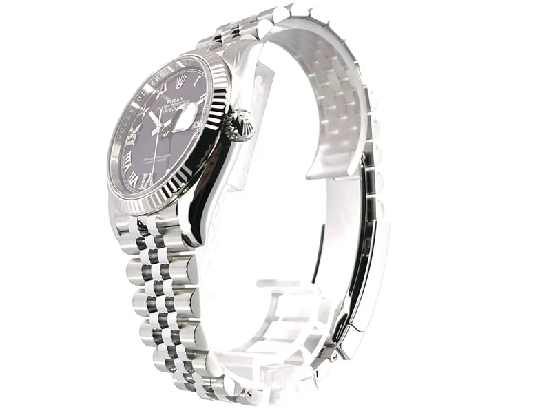 Rolex Datejust 36 Oystersteel Weißgold 126234 Purple R Diamant Jubile-Band