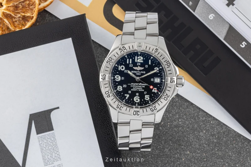 Breitling Superocean steel automatic men's watch A17360 LP: 5450EUR [2304979]