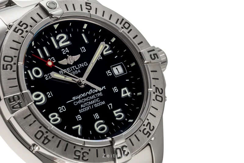 Breitling Superocean steel automatic men's watch A17360 LP: 5450EUR [2304979]