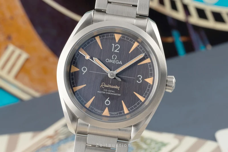 Omega Railmaster steel automatic men's watch 220.10.40.20.01.001 LP: 5400EUR [2304947]