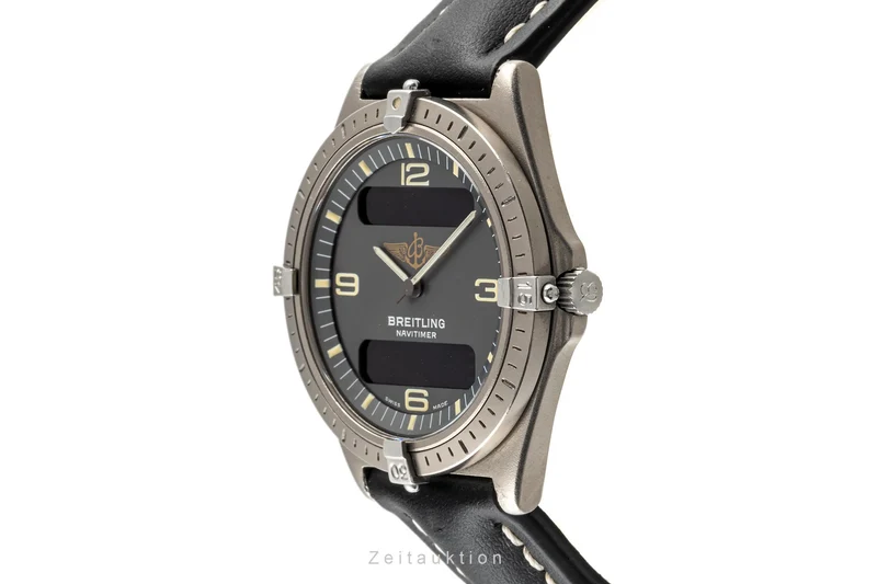 Breitling Aerospace chronograph titanium quartz men's watch 80360 LP: 3400EUR [2304886]