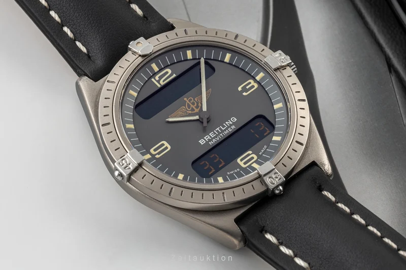 Breitling Aerospace chronograph titanium quartz men's watch 80360 LP: 3400EUR [2304886]
