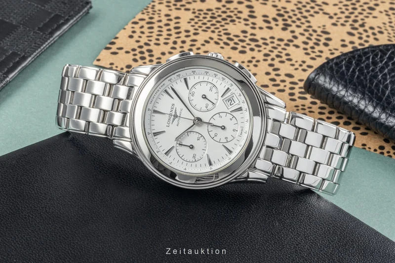 Longines Flagship chronograph steel automatic men's watch L4.718.4 [2304273]