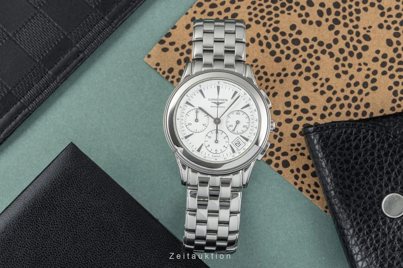 Longines Flagship chronograph steel automatic men's watch L4.718.4 [2304273]