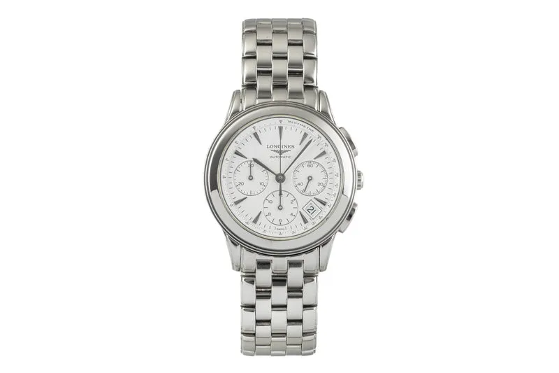 Longines Flagship chronograph steel automatic men's watch L4.718.4 [2304273]