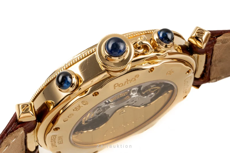Cartier Pasha chronograph 18 ct gold automatic men's watch 2111, W3007751 LP: 27900EUR [2304268]