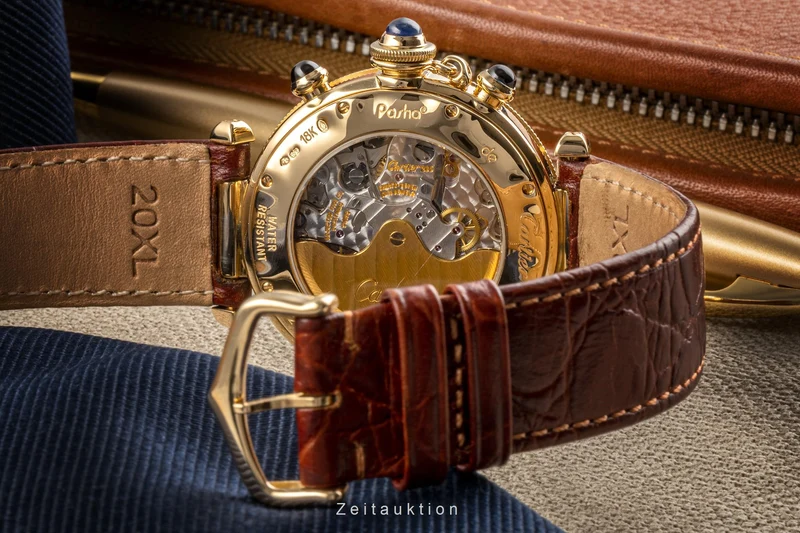 Cartier Pasha chronograph 18 ct gold automatic men's watch 2111, W3007751 LP: 27900EUR [2304268]
