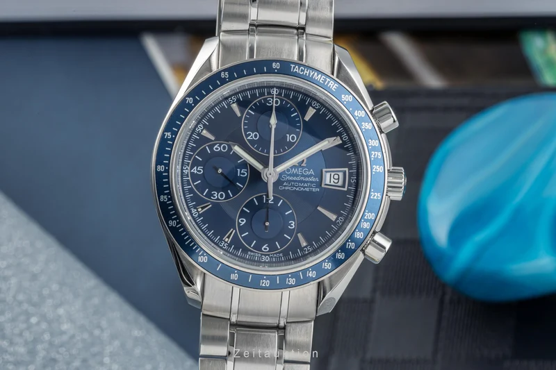 Omega Speedmaster chronograph steel automatic men's watch 3212.80.00, 178.0057 LP: 6100EUR [2304258]