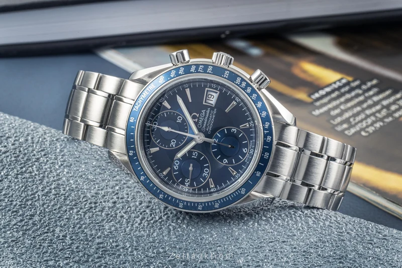 Omega Speedmaster chronograph steel automatic men's watch 3212.80.00, 178.0057 LP: 6100EUR [2304258]