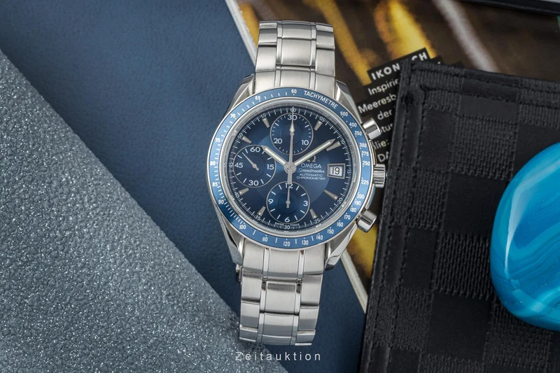 Omega Speedmaster chronograph steel automatic men's watch 3212.80.00, 178.0057 LP: 6100EUR [2304258]