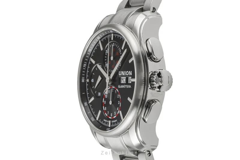 Union Glashütte Viro chronograph steel automatic men's watch D001.414A LP: 2550EUR [2304246]