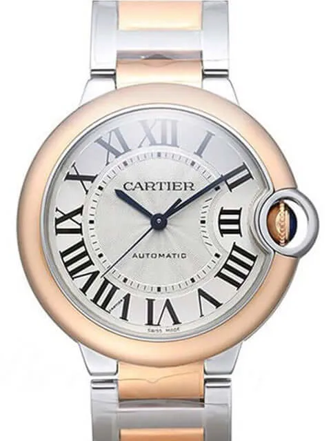 Cartier Ballon Bleu de Cartier 36 Edelstahl Rotgold W2BB0003