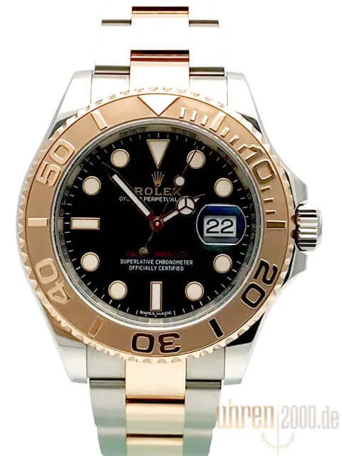 Rolex Yacht-Master 40 Edelstahl Everose-Gold 116621 Schwarz LC100 aus 2018