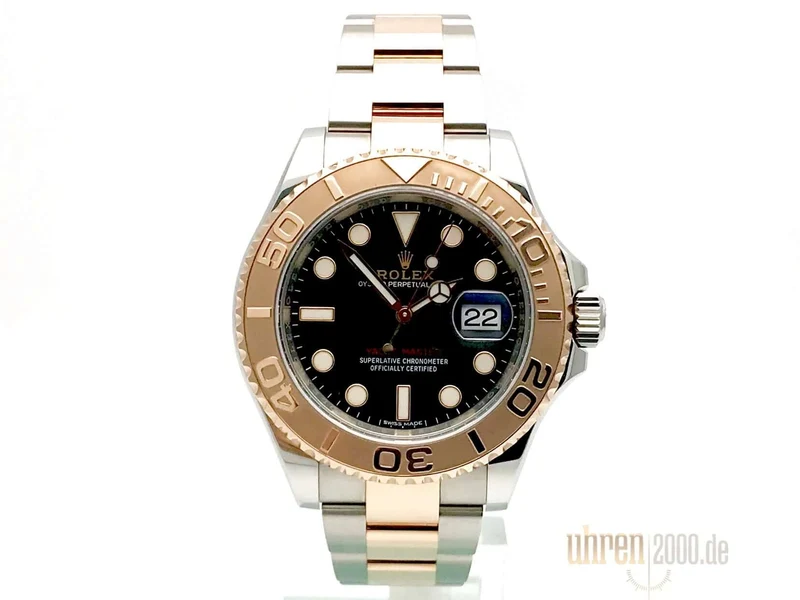 Rolex Yacht-Master 40 Edelstahl Everose-Gold 116621 Schwarz LC100 aus 2018