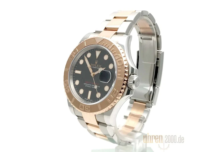 Rolex Yacht-Master 40 Edelstahl Everose-Gold 116621 Schwarz LC100 aus 2018