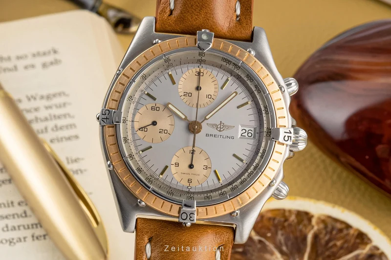 Breitling Chronomat chronograph steel / gold automatic men's watch 81950 [2304867]