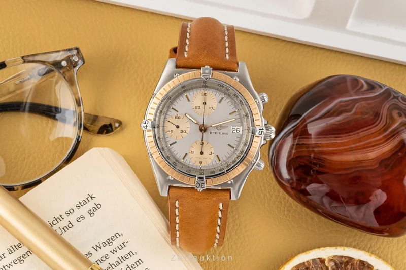 Breitling Chronomat chronograph steel / gold automatic men's watch 81950 [2304867]