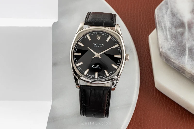 Rolex Cellini 18 ct white gold manual winding men's watch 4243 [2304863]