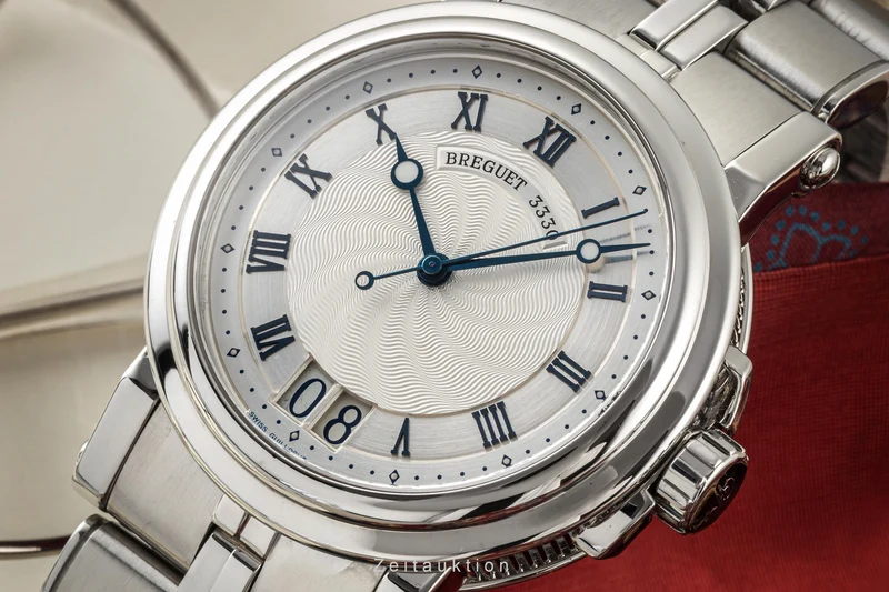 Breguet Marine steel automatic men's watch 5817ST12SV0 LP: 22000EUR [2304856]