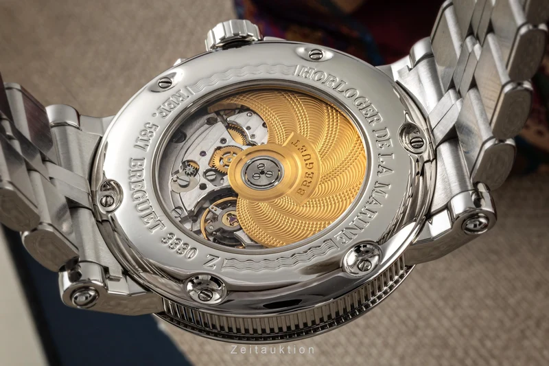 Breguet Marine steel automatic men's watch 5817ST12SV0 LP: 22000EUR [2304856]