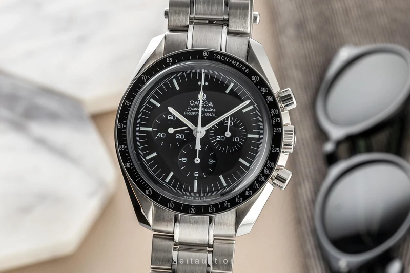 Omega Speedmaster Moonwatch chronograph steel manual winding men's watch 311.30.42.30.01.005 LP: 7600EUR [2304855]