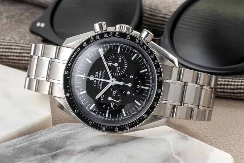 Omega Speedmaster Moonwatch chronograph steel manual winding men's watch 311.30.42.30.01.005 LP: 7600EUR [2304855]