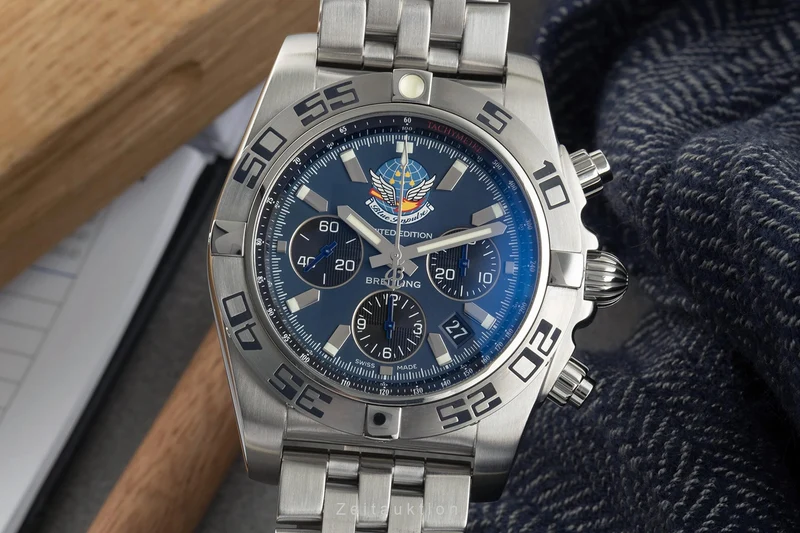Breitling Chronomat 44 chronograph steel automatic men's watch AB0110 Limited [2304837]