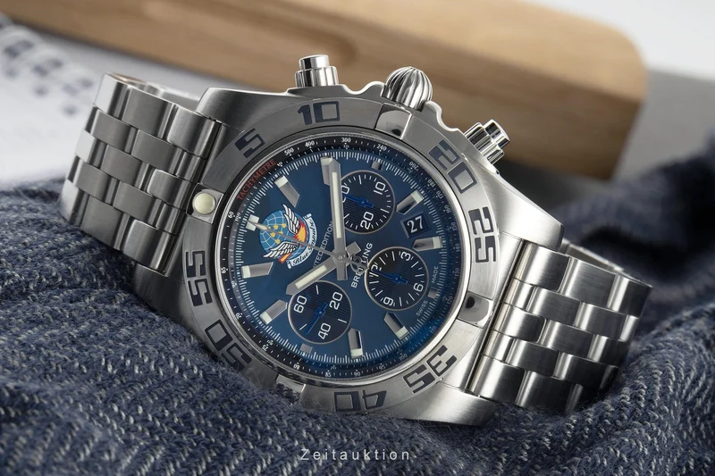 Breitling Chronomat 44 chronograph steel automatic men's watch AB0110 Limited [2304837]