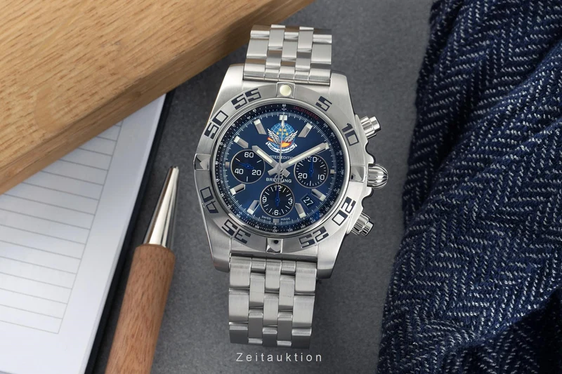 Breitling Chronomat 44 chronograph steel automatic men's watch AB0110 Limited [2304837]