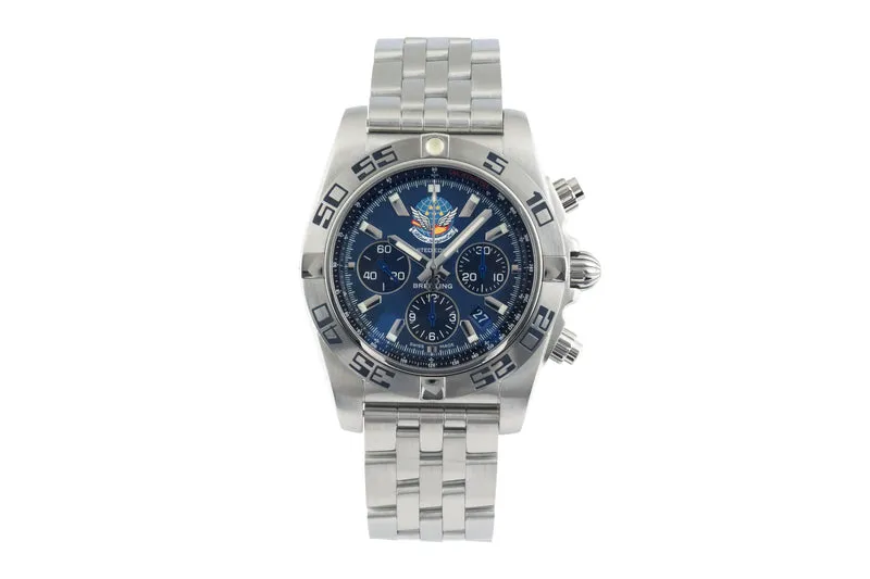 Breitling Chronomat 44 chronograph steel automatic men's watch AB0110 Limited [2304837]