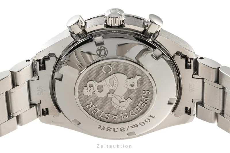 Omega Speedmaster chronograph steel automatic men's watch 178.0058, 3222.80.00 LP: 6100EUR [2304176]
