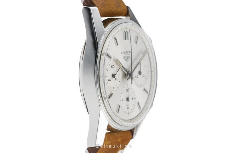 Tag Heuer Carrera chronograph steel manual winding men's watch 2447 LP: 0EUR [2304164]