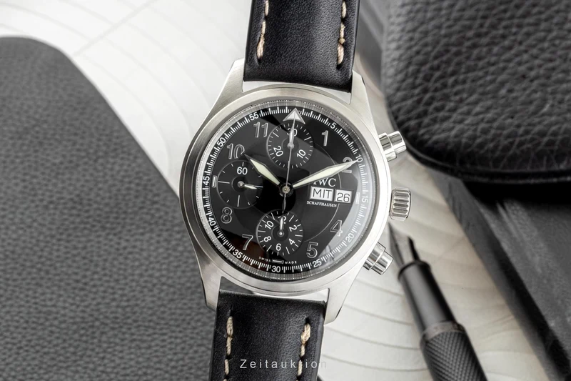 IWC Fliegerchronograph chronograph steel automatic men's watch IW3706 [2304161]