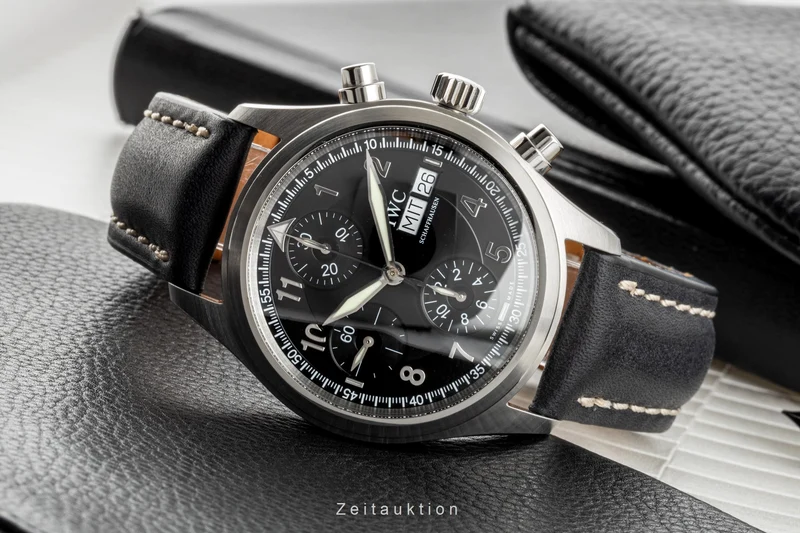 IWC Fliegerchronograph chronograph steel automatic men's watch IW3706 [2304161]