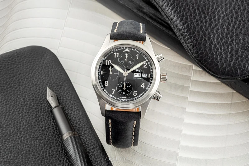 IWC Fliegerchronograph chronograph steel automatic men's watch IW3706 [2304161]