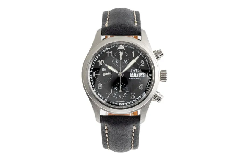 IWC Fliegerchronograph chronograph steel automatic men's watch IW3706 [2304161]