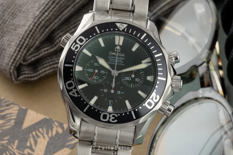 Omega Seamaster chronograph steel automatic men's watch 178.0515, 2594.50.00 LP: 9100EUR [2304130]