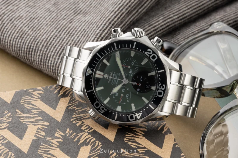 Omega Seamaster chronograph steel automatic men's watch 178.0515, 2594.50.00 LP: 9100EUR [2304130]