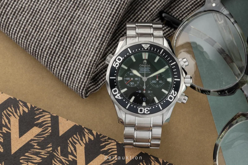 Omega Seamaster chronograph steel automatic men's watch 178.0515, 2594.50.00 LP: 9100EUR [2304130]
