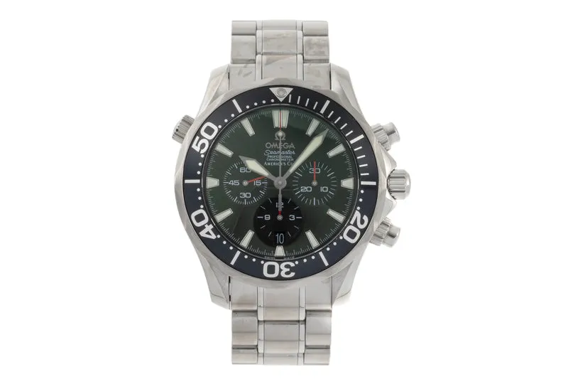 Omega Seamaster chronograph steel automatic men's watch 178.0515, 2594.50.00 LP: 9100EUR [2304130]