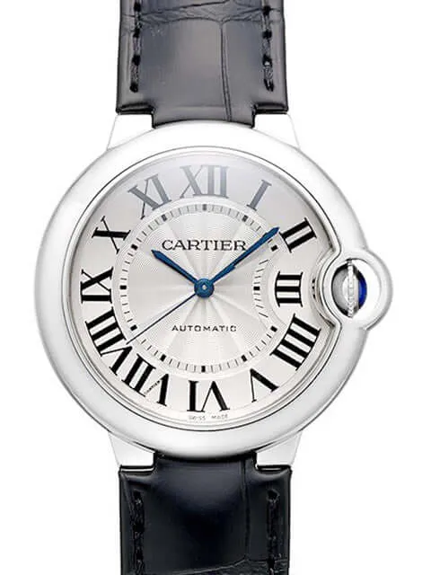Cartier Ballon Bleu de Cartier 36 Edelstahl Leder W69017Z4