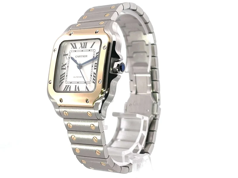 Cartier Santos de Cartier Medium Edelstahl Gelbgold W2SA0007