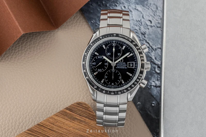 Omega Speedmaster chronograph steel automatic men's watch 3210.50.00, 178.0056 LP: 6100EUR [2304808]