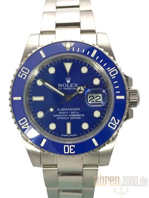 Rolex Submariner Date Weißgold 116619LB aus 2012 LC100