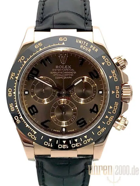 Rolex Daytona Everose-Gold - Leder 116515LN aus 2016 LC100