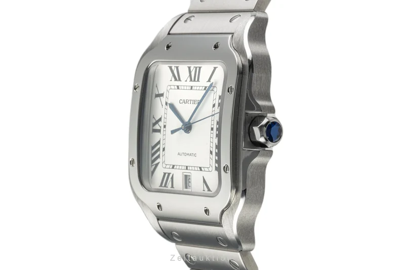Cartier Santos steel automatic men's watch WSSA0009 LP: 7900EUR [2304137]