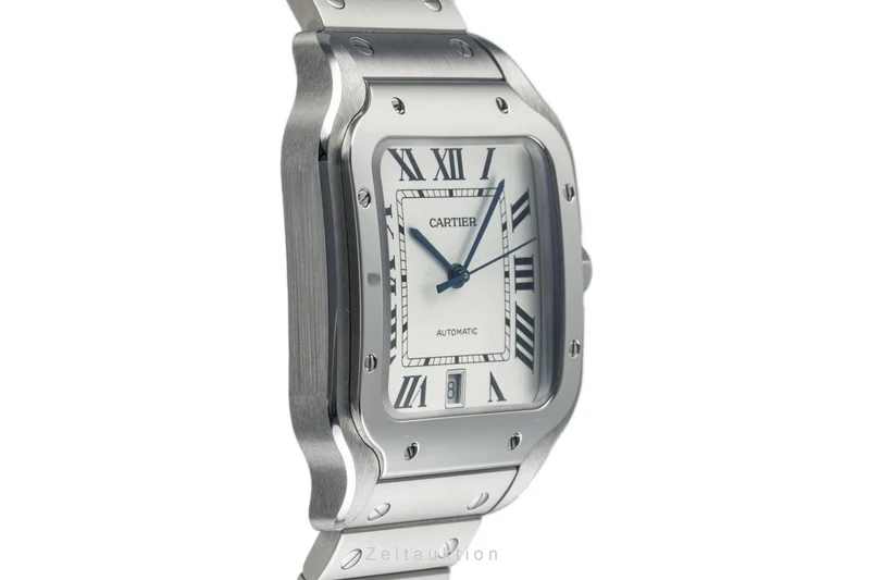 Cartier Santos steel automatic men's watch WSSA0009 LP: 7900EUR [2304137]