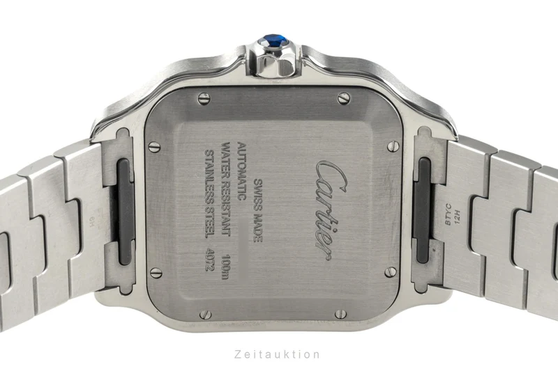 Cartier Santos steel automatic men's watch WSSA0009 LP: 7900EUR [2304137]