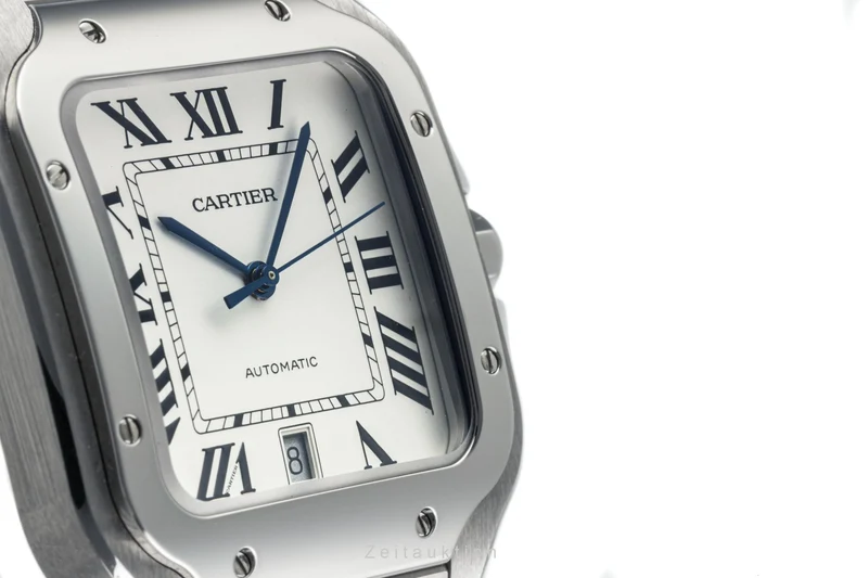 Cartier Santos steel automatic men's watch WSSA0009 LP: 7900EUR [2304137]