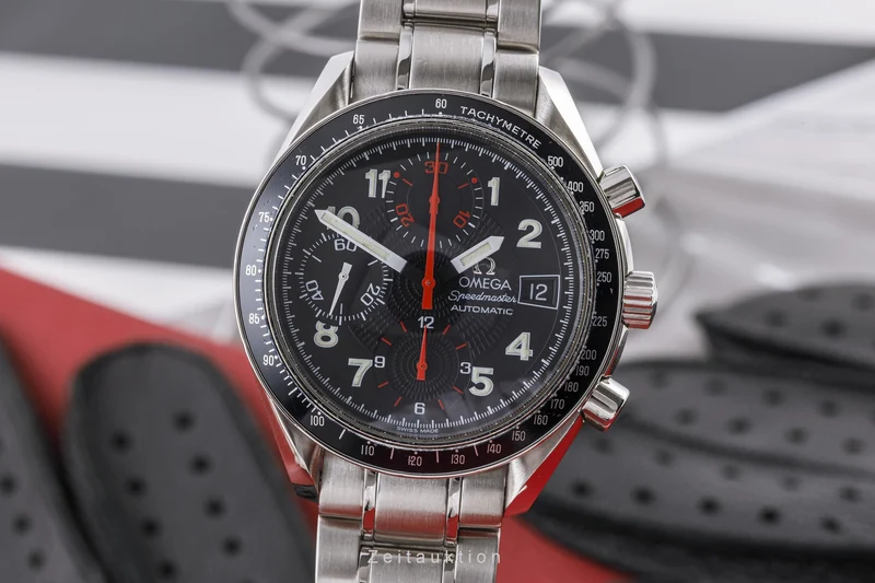 Omega Speedmaster chronograph steel automatic men's watch 175.0083, 375.0083, 3513.53.00 LP: 6100EUR [2304125]